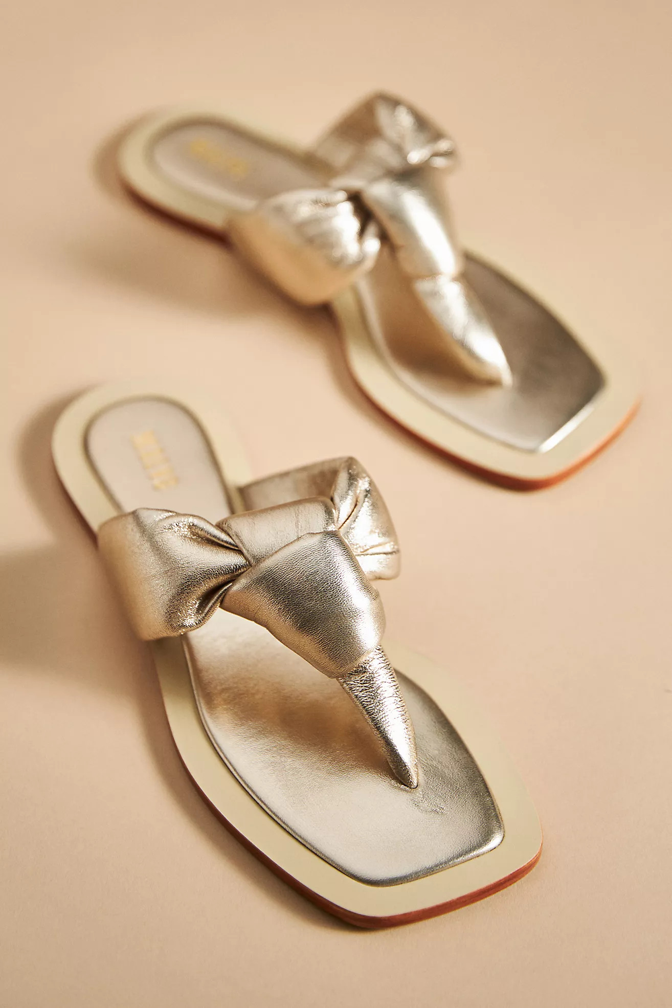 Maeve Puffy Knotted Sandals | Anthropologie (US)