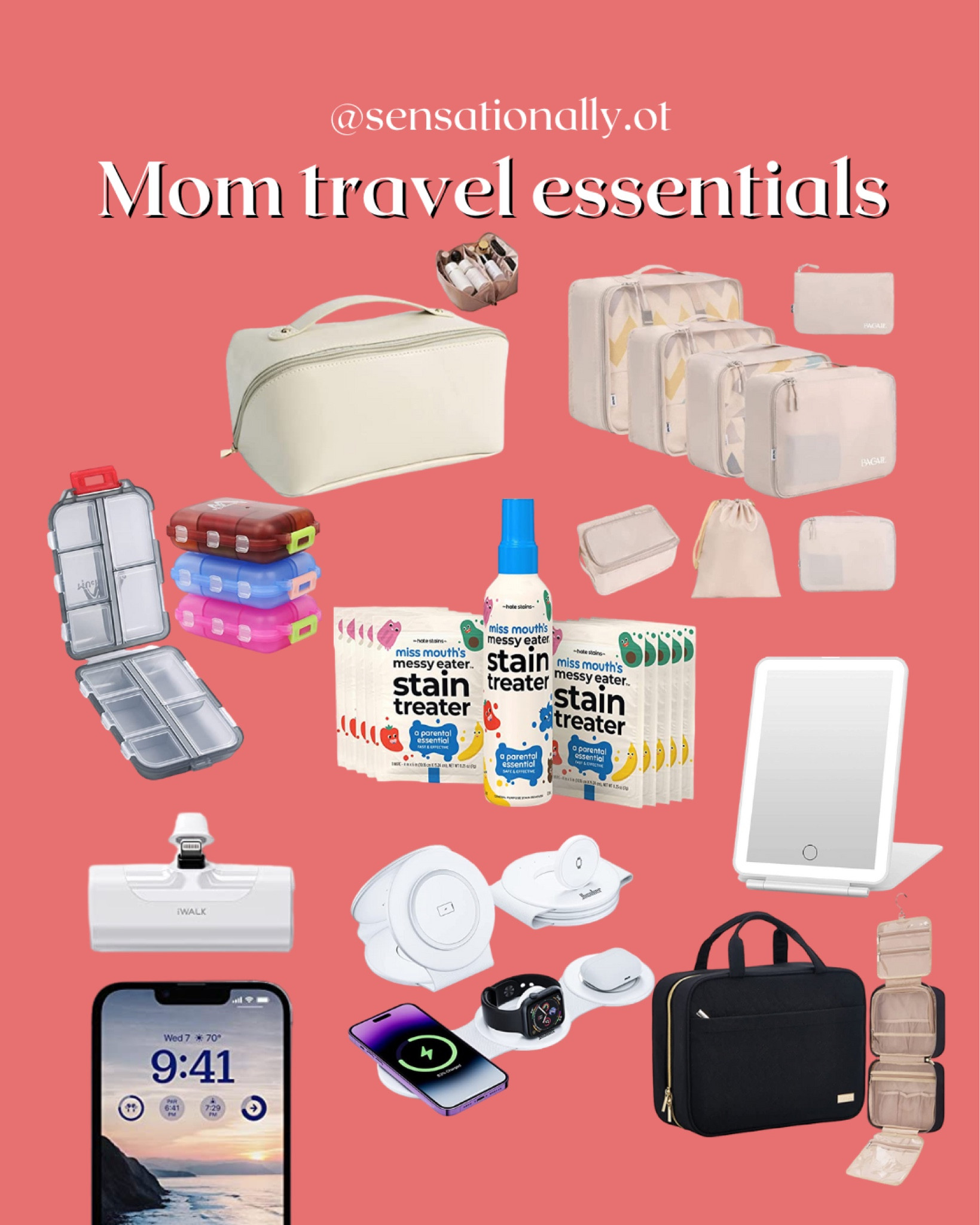 
I am traveling soon you know I got your back ! 🧳🛫

Since us moms usually are the ones taking care of this things, these will help make it a little less stressful.  I like to leave these things in my luggage so they are ready for every trip. Let me know if you like them! ❤️



#LTKitbag #LTKSeasonal #LTKGiftGuide