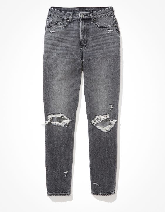 AE Ripped Highest Waist Mom Jean | American Eagle Outfitters (US & CA)