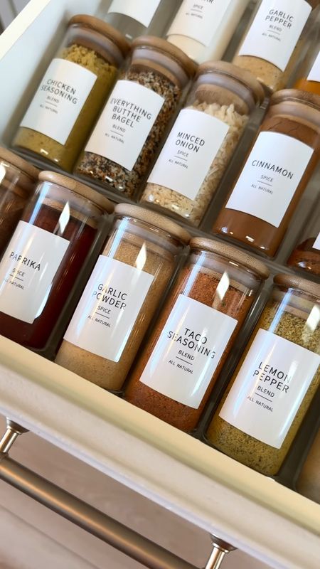 Organizing my spice drawer with these spice jars from Amazon

Amazon home | Amazon | home decor | Amazon kitchen | kitchen organization 

#LTKstyletip #LTKVideo #LTKhome