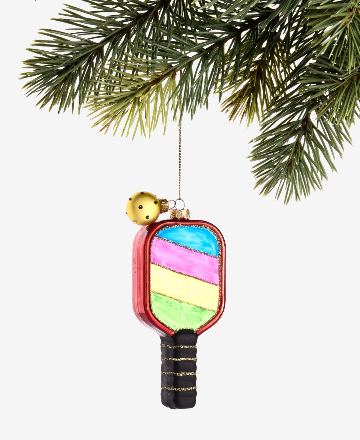 Holiday Lane Sports Glass Pickleball Paddle Ornament, Macy's Exclusive | Macy's