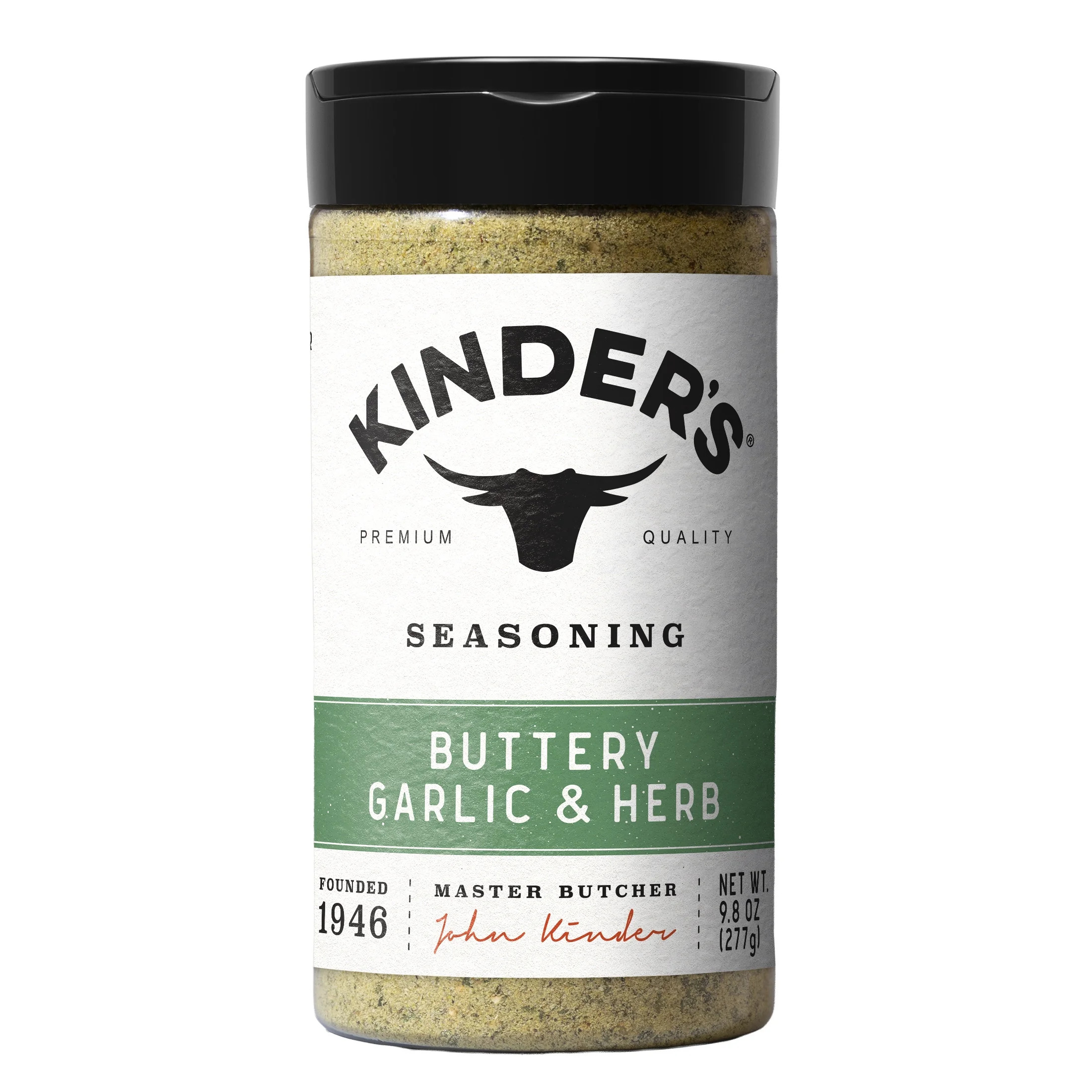 Kinder's Buttery Garlic & Herb Seasoning Blend with Lemon, 9.8 oz | Walmart (US)