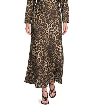 Antonio Melani Bella A-Line Coordinating Satin Maxi Skirt -  0 | Dillard's