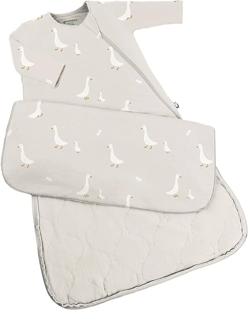 GUNAMUNA günamüna Unisex Baby Long Sleeve Wearable Sleep Bag, Bamboo-Rayon Premium Sleep Sack, ... | Amazon (US)
