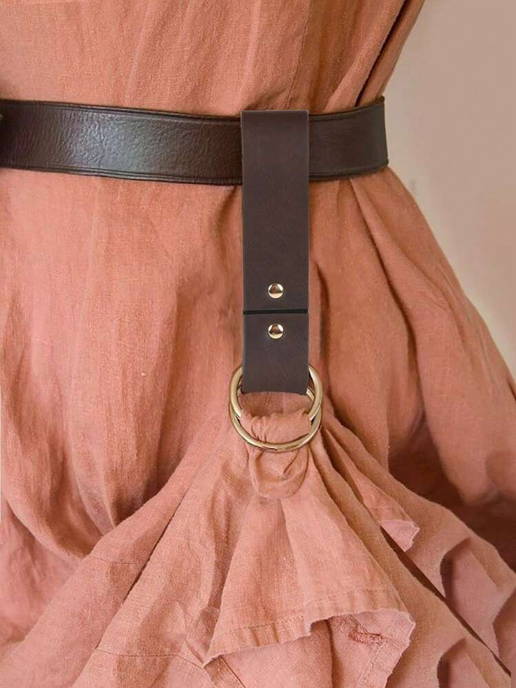 1pc PU Leather Skirt Clip For Renaissance Medieval Viking Belts For Renaissance Faire LARP Cospla... | SHEIN