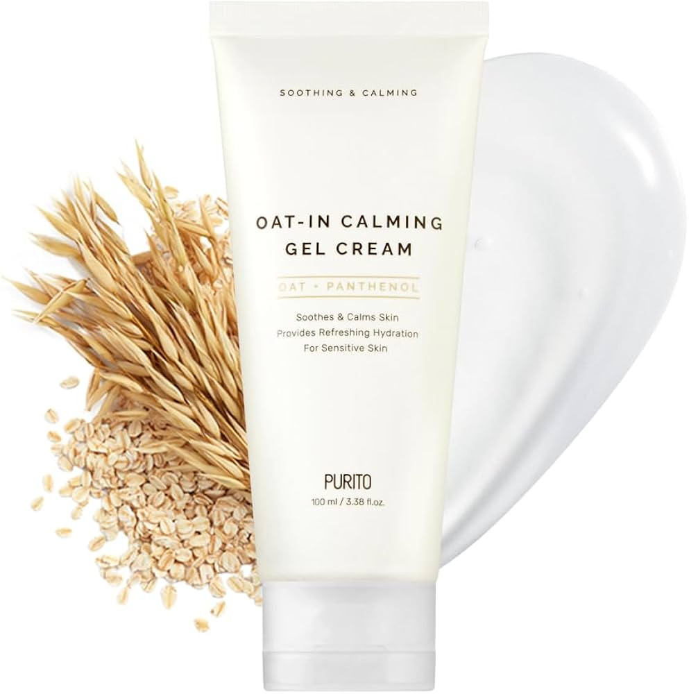 PURITO Oat-in Calming Gel Cream 100 ml / 3.38 fl. oz. vegan, facial cream, moisture cream for fac... | Amazon (US)