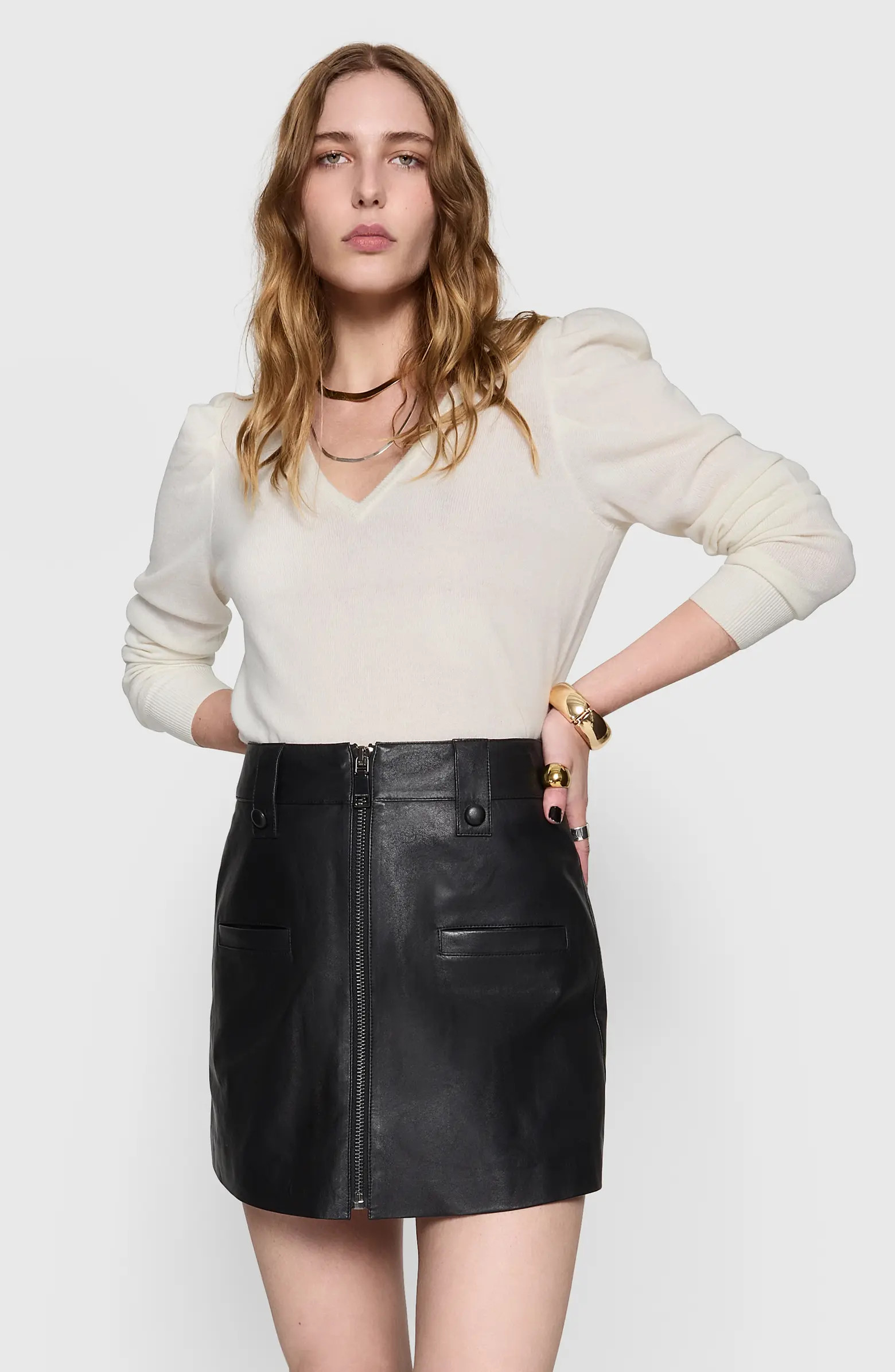 Rebecca Minkoff Leather Skort | Nordstrom | Nordstrom