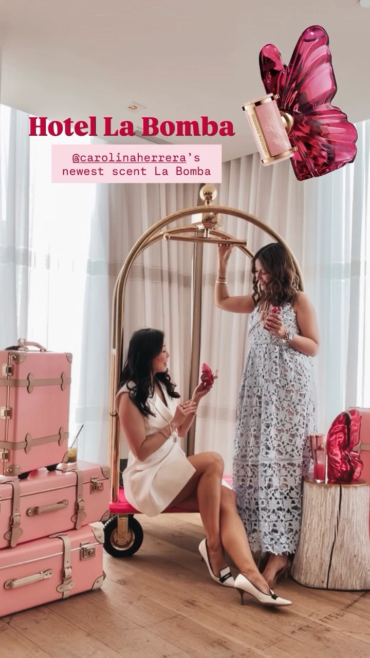 Hotel La Bomba @carolinaherrera’s
newest scent La Bomba
