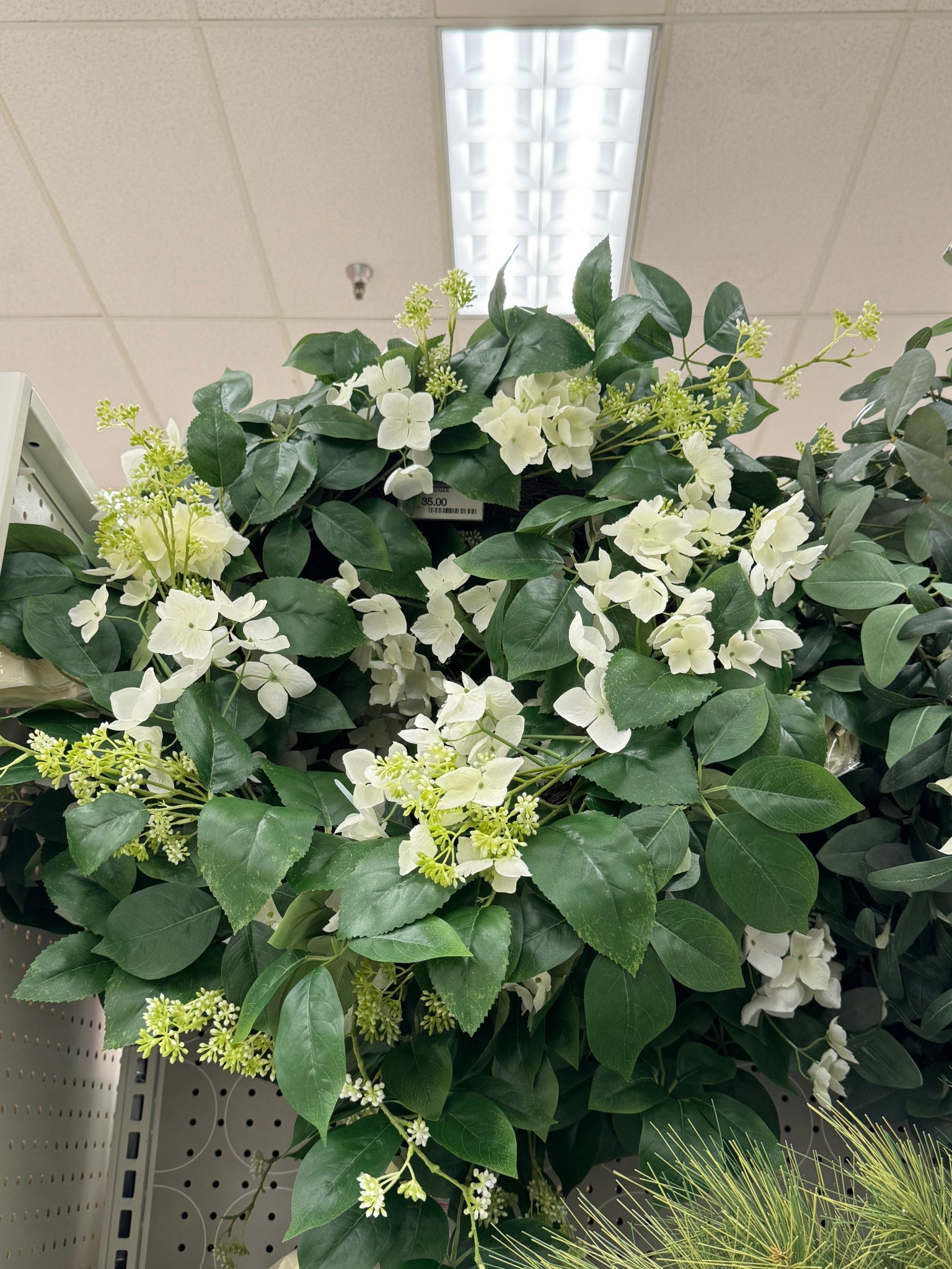 Studio McGee Spring Wreath. It has a pretty cream velvet bow that hangs at the bottom 😍

#LTKHome