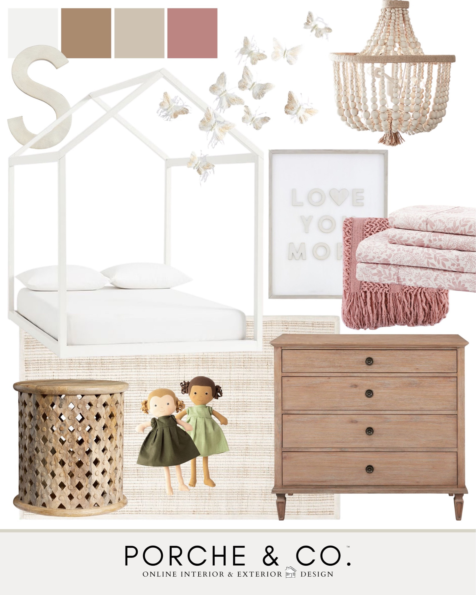 Girls bedroom, girl bedroom mood board, bedroom decor, canopy bed, wood dresser, girl bedroom inspo, girl’s bedroom #girlsbedroom #moodboard 

#LTKstyletip #LTKhome #LTKfamily