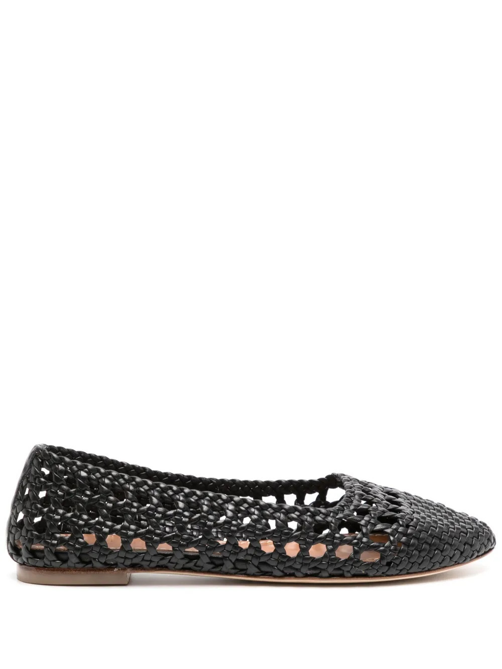STAUD Nell ballet flats - Black | Farfetch Global
