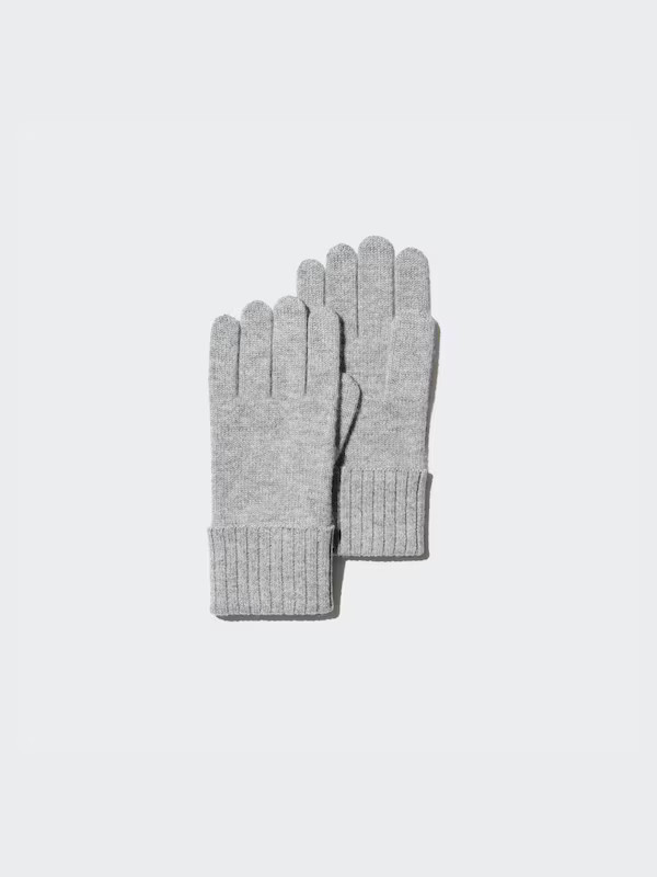 100% Cashmere Knit Gloves | UNIQLO (UK)