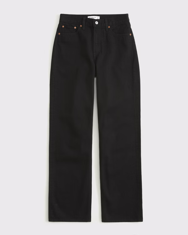 High Rise Loose Jean | Abercrombie & Fitch (US)