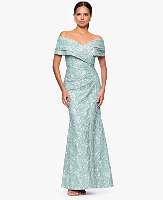 Women's Long Off-The-Shoulder Dress | Macy's