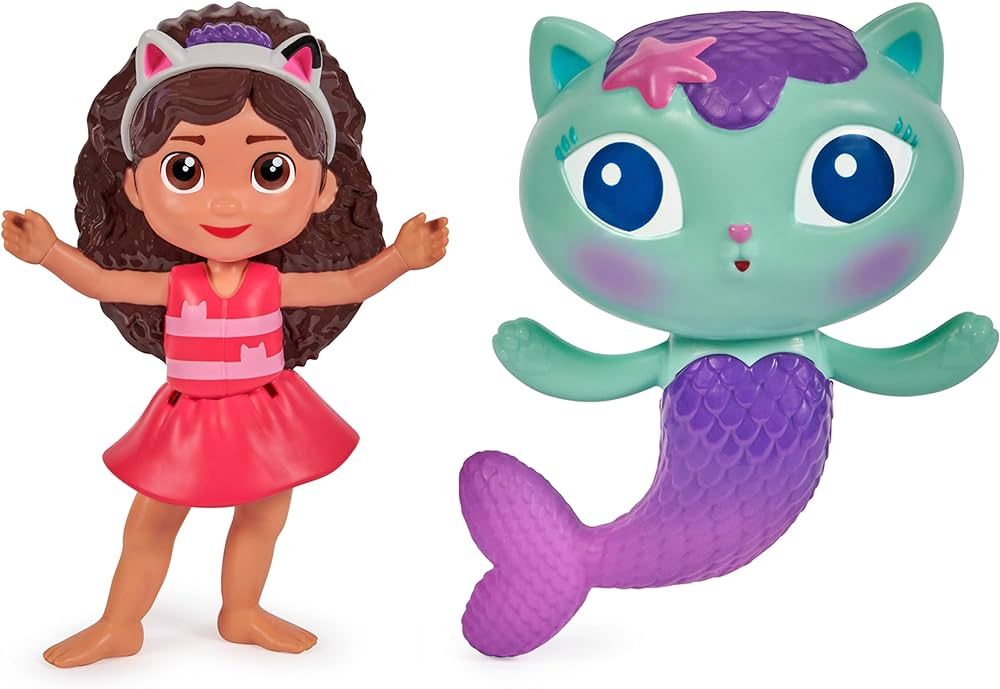 Swimways Gabby’s Dollhouse Floatin' Figures, Swimming Pool Accessories & Kids Pool Toys, Party ... | Amazon (US)