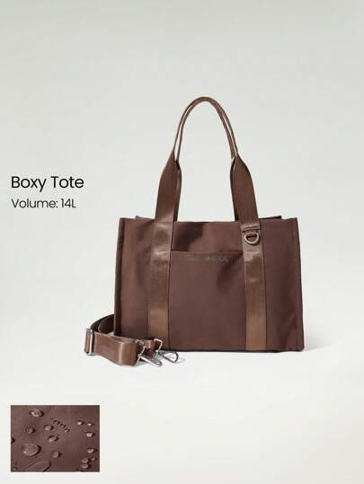 GLOWMODE 14L Ready Or Not Adjustable Strap Crossbody Square Tote Bag Daily Casual Leisure Wear  Spring Summer - Size one-size | SHEIN