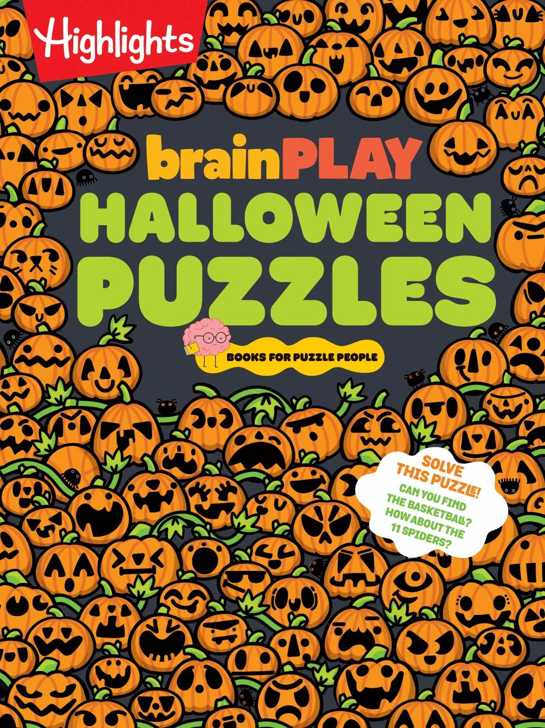 BrainPLAY Halloween Puzzles: Over 200 Spell-Binding Mazes, Halloween Fill in the Blank, Mini Puzz... | Walmart (US)