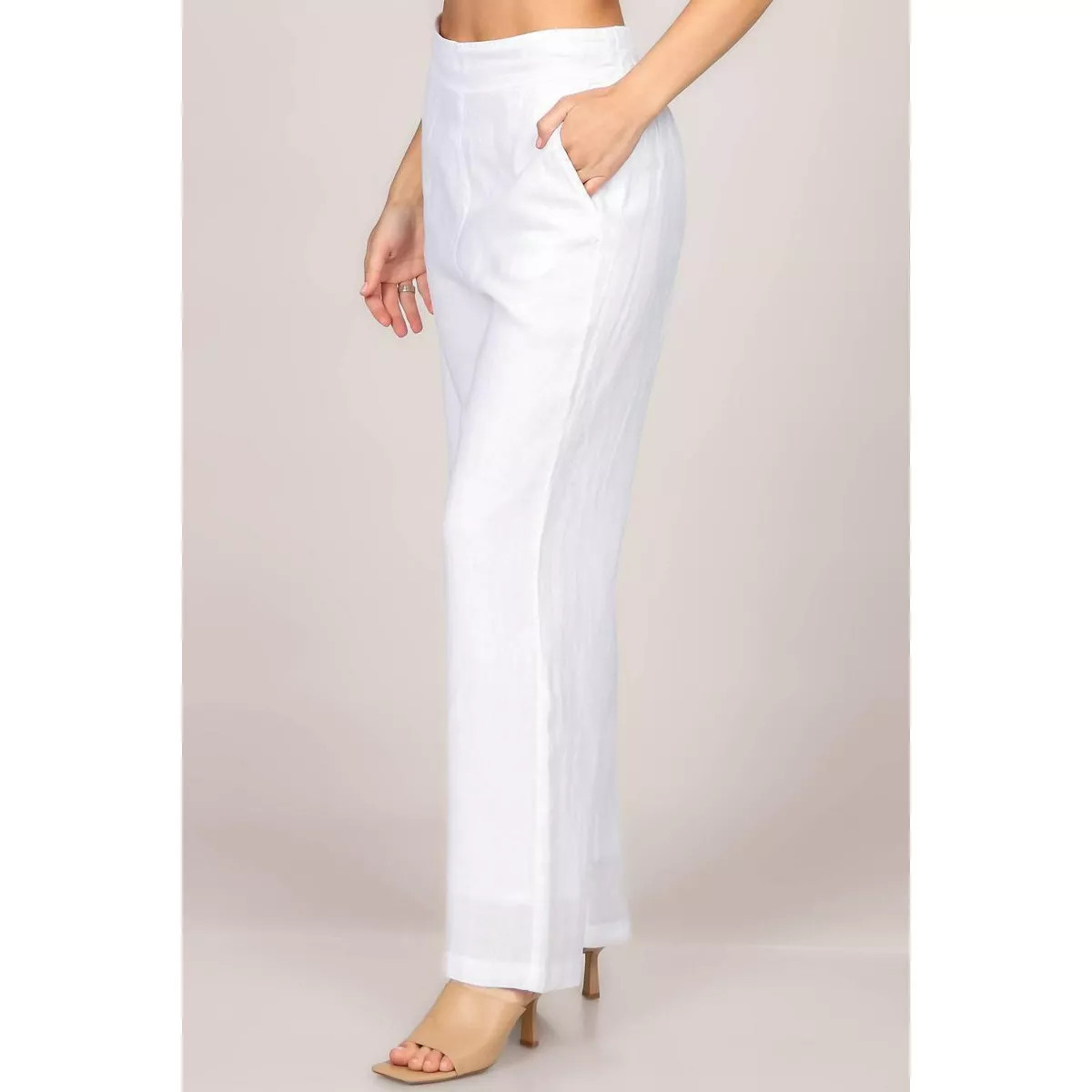 Women's Straight Leg Linen Pants - M.RENA | Target
