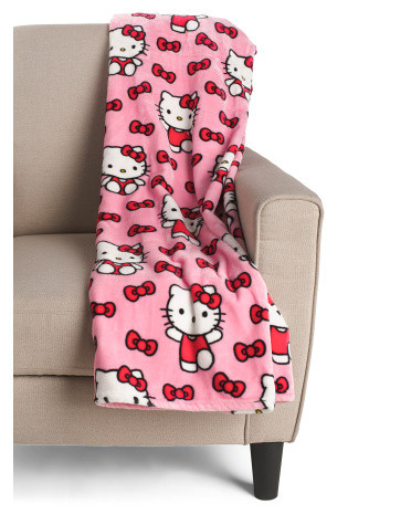 Plush Charming Bows Throw | TJ Maxx