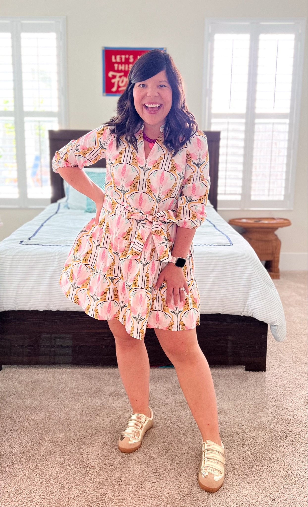 Teacher dress for back to school 🩷
Wearing a size small.

#LTKootd #LTKSeasonal #LTKWorkwear