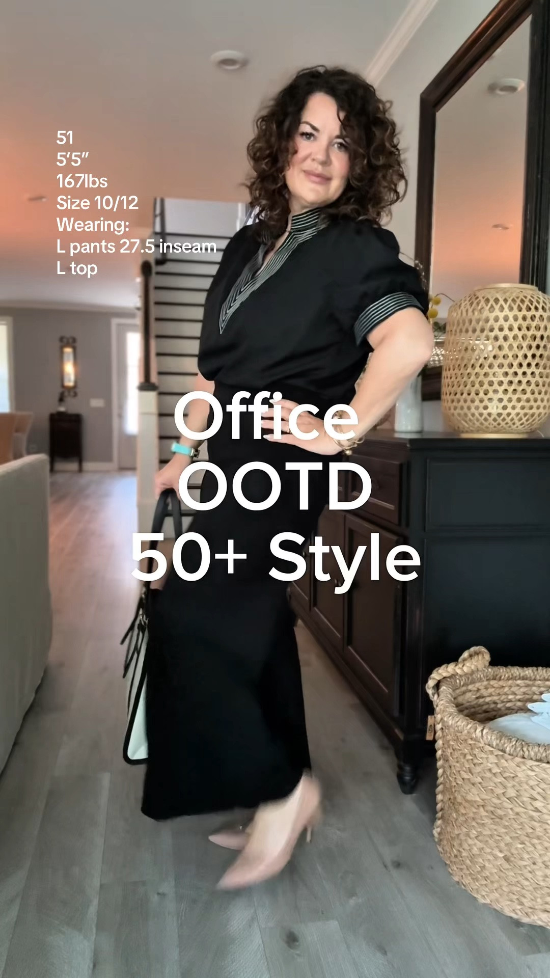 51, 5’5”, size 10/12 and still proving that workwear over 50 does NOT have to feel boring or stiff 🤍

These Quince super wide leg pants are one of my favorite office staples — I’m wearing the 27.5” inseam here with a lower heel, but I also own the 30” inseam for days I want a longer leg line with higher heels. And this top? So flattering and comes in so many colors.

Polished, comfortable, effortless… exactly how I want to feel getting dressed for work at this stage of life. ✨

Everything is linked in my LTK (or similar options if exact pieces sell out).

#over50style #workwearstyle #businesscasualstyle #personalinternetstylist #styledbysusan

#LTKootd