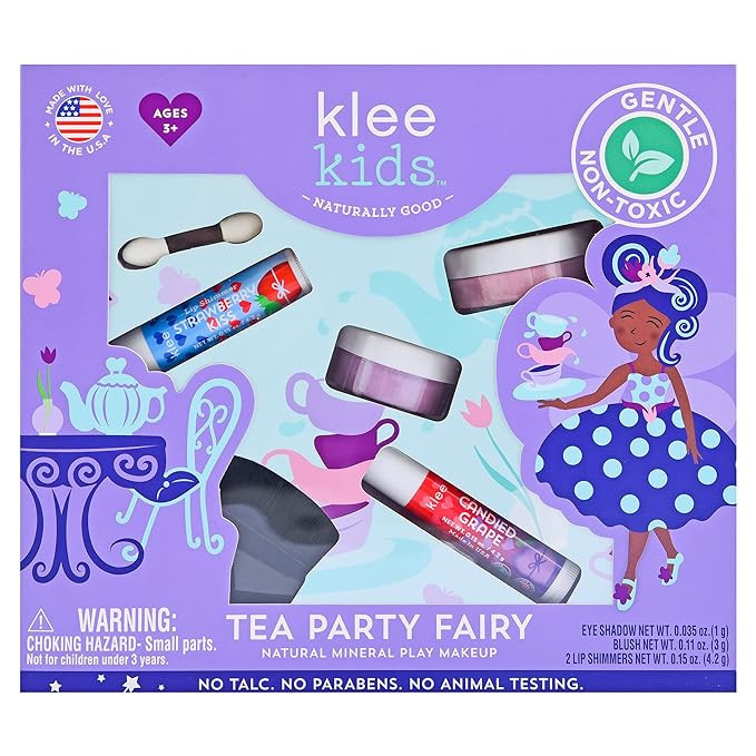 Luna Star Naturals Klee Kids Natural Mineral Makeup 4 Piece Kit (Tea Party Fairy) | Amazon (US)