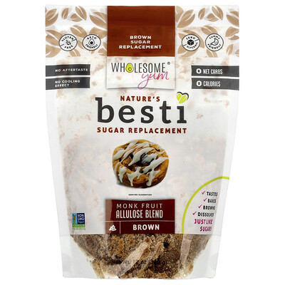 Wholesome Yum, Besti, Brown Sugar Replacement, Monk Fruit Allulose Blend, 12 oz (340 g) | iHerb