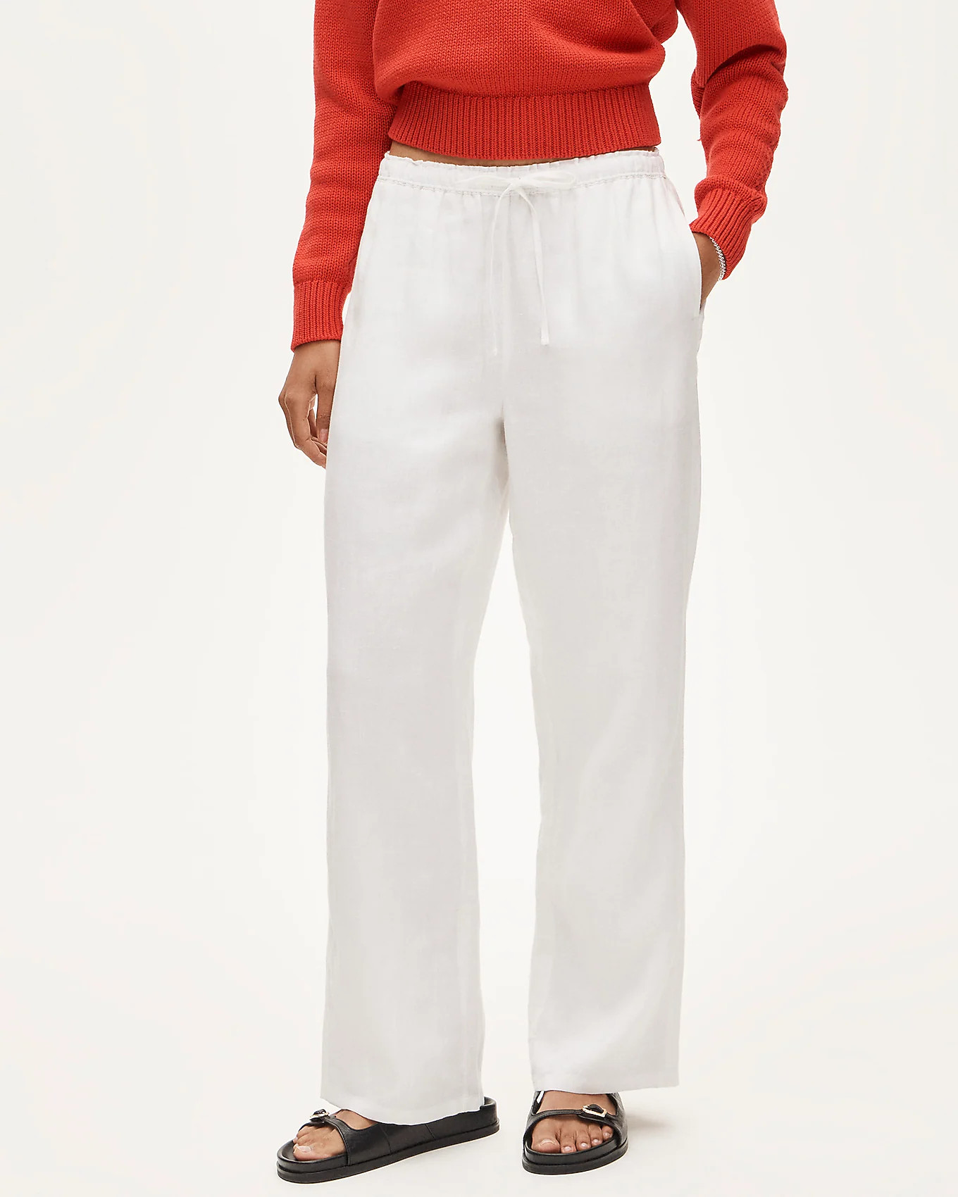 Soleil pant in linen | J. Crew US