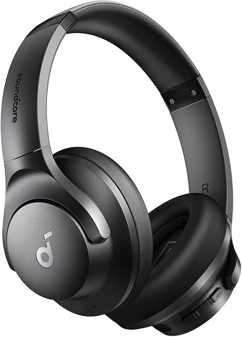 Soundcore by Anker Q20i Hybrid Active Noise Cancelling Headphones, Wireless Over-Ear Bluetooth, 4... | Amazon (US)