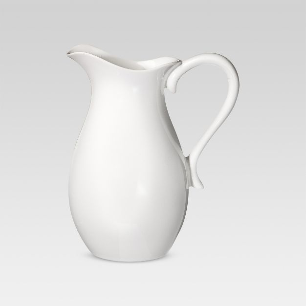 2.5L Porcelain Pitcher White - Threshold™ | Target
