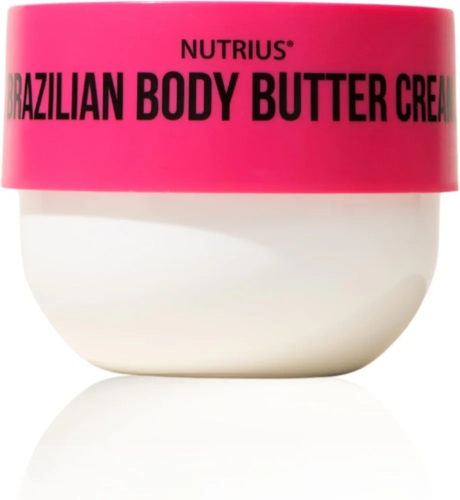 Nutrius Brazilian Body Butter Cream Berry Bliss - Experience Luxe Hydration, Acai, Mango, Cocoa & Cupuacu, Vitamin C for Radiant Glow - Vegan & Cruelty-Free Formula, Crafted for Silky-Smooth - 6 FL OZ | Amazon (CA)