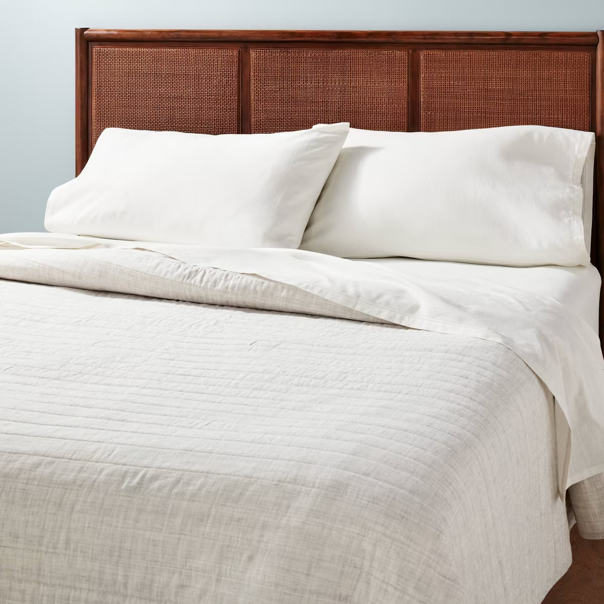 Channel Stitch Heathered Quilt - Hearth & Hand™ with Magnolia | Target