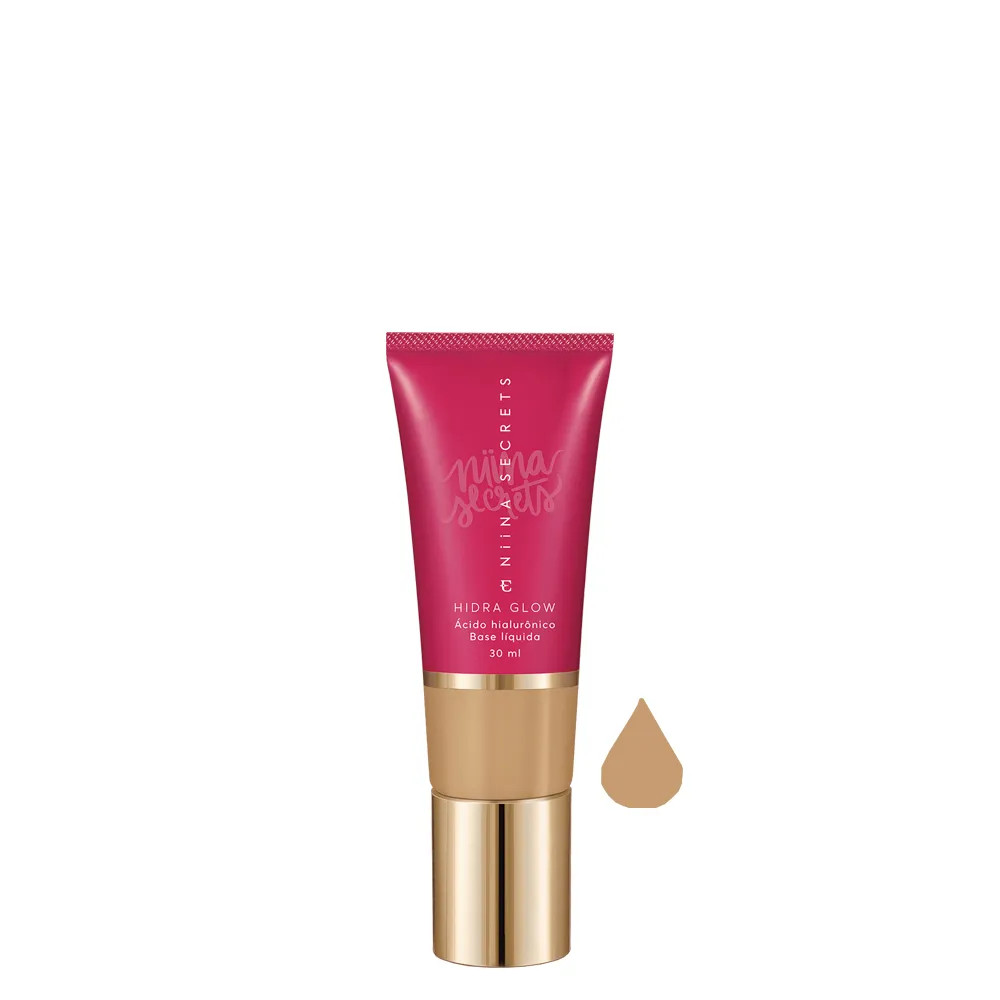 Base Líquida Natural Eudora Niina Secrets Hidra Glow 40 30 ml | Amobeleza (BR)