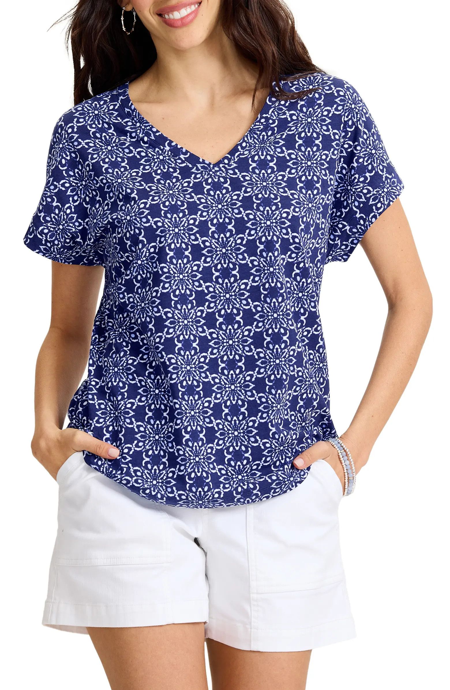 Kauai Coastal Tiles Top | Nordstrom