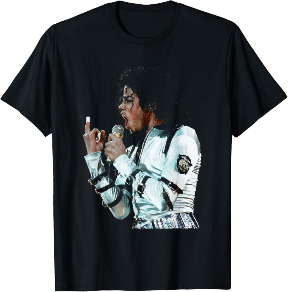 Michael Jackson Live Bad Tour Wembley 1988 T-Shirt | Amazon (US)