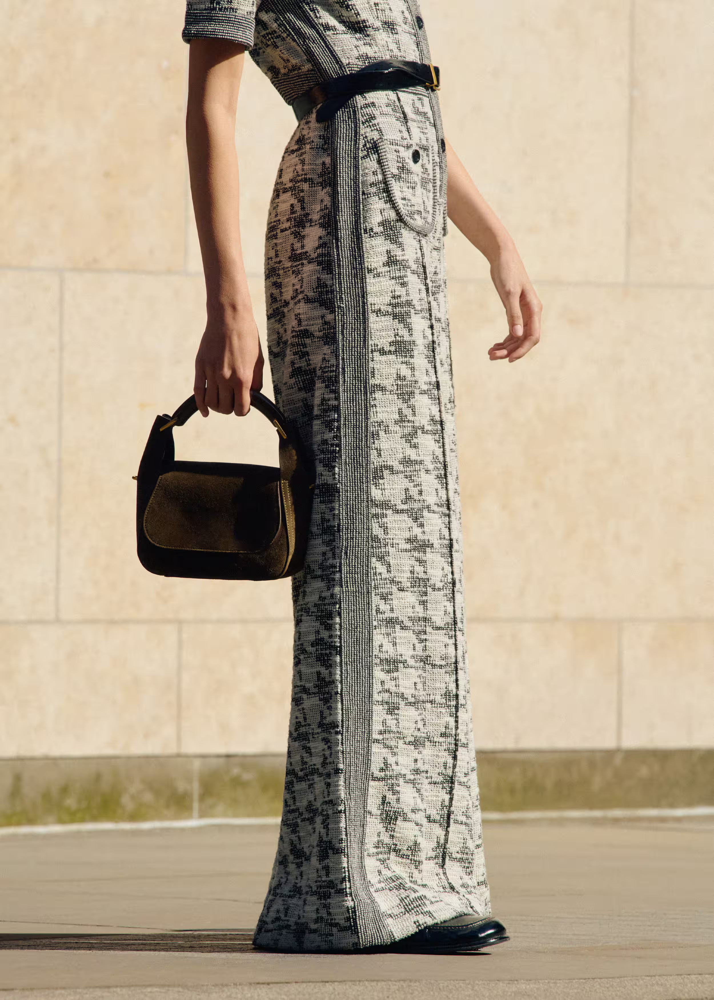 Travel Tweed Jumpsuit Jacquard Jersey | ME+EM US