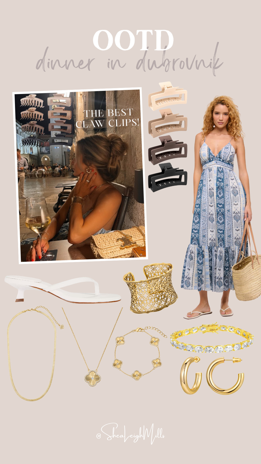 Dinner in Dubrovnik vibes. My Abercrombie dress is sold out but I linked a few similar ones! 

Linked my fave Amazon claw clips & of course my go-to jewelry finds! 


#DinnerLook #AbercrombieStyle #VacationDress #EuropeOutfit #ResortStyle 

 