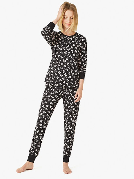 spade flower dots jogger pj set | Kate Spade (US)