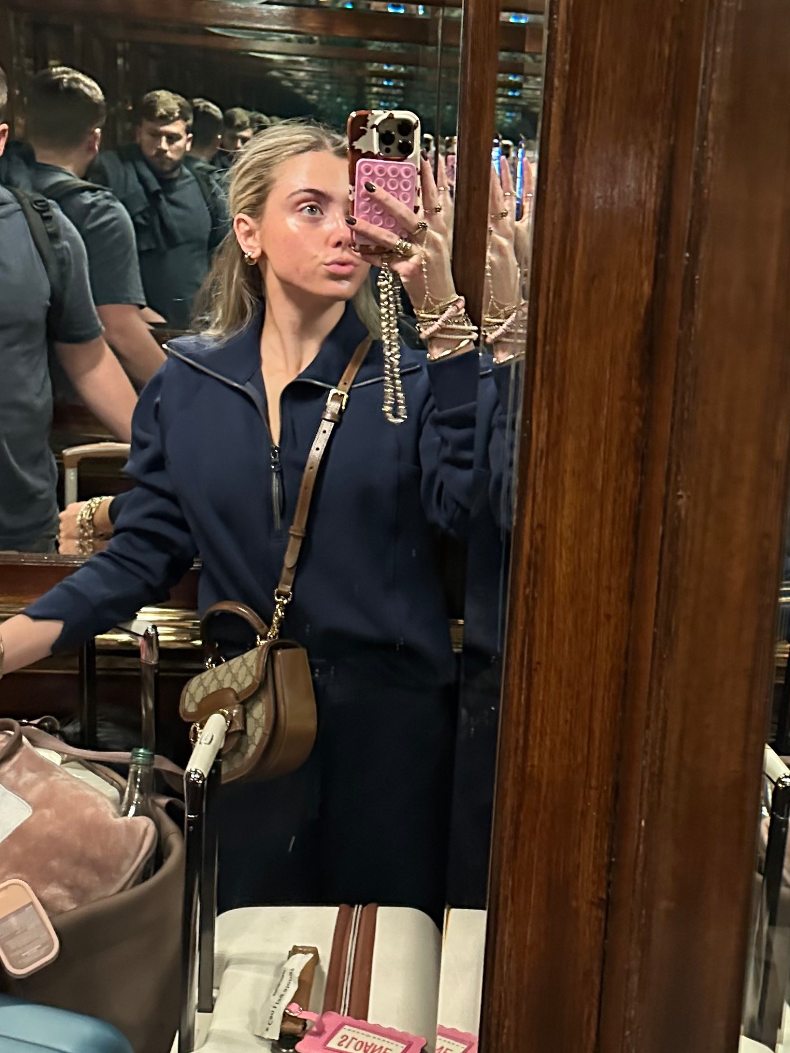 Travel airport outfit from Edinburgh Scotland back to the US! Of course I wore a Spanx matching set 

#LTKStyleTip #LTKTravel #LTKSeasonal