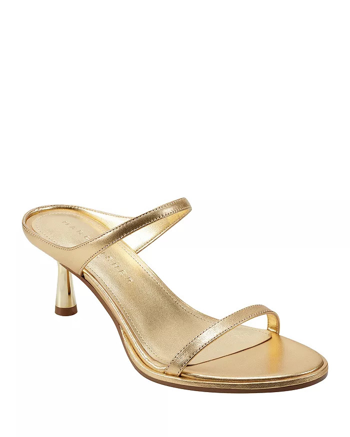 Women's Alonde Leather High Heel Slide Sandals | Bloomingdale's (US)