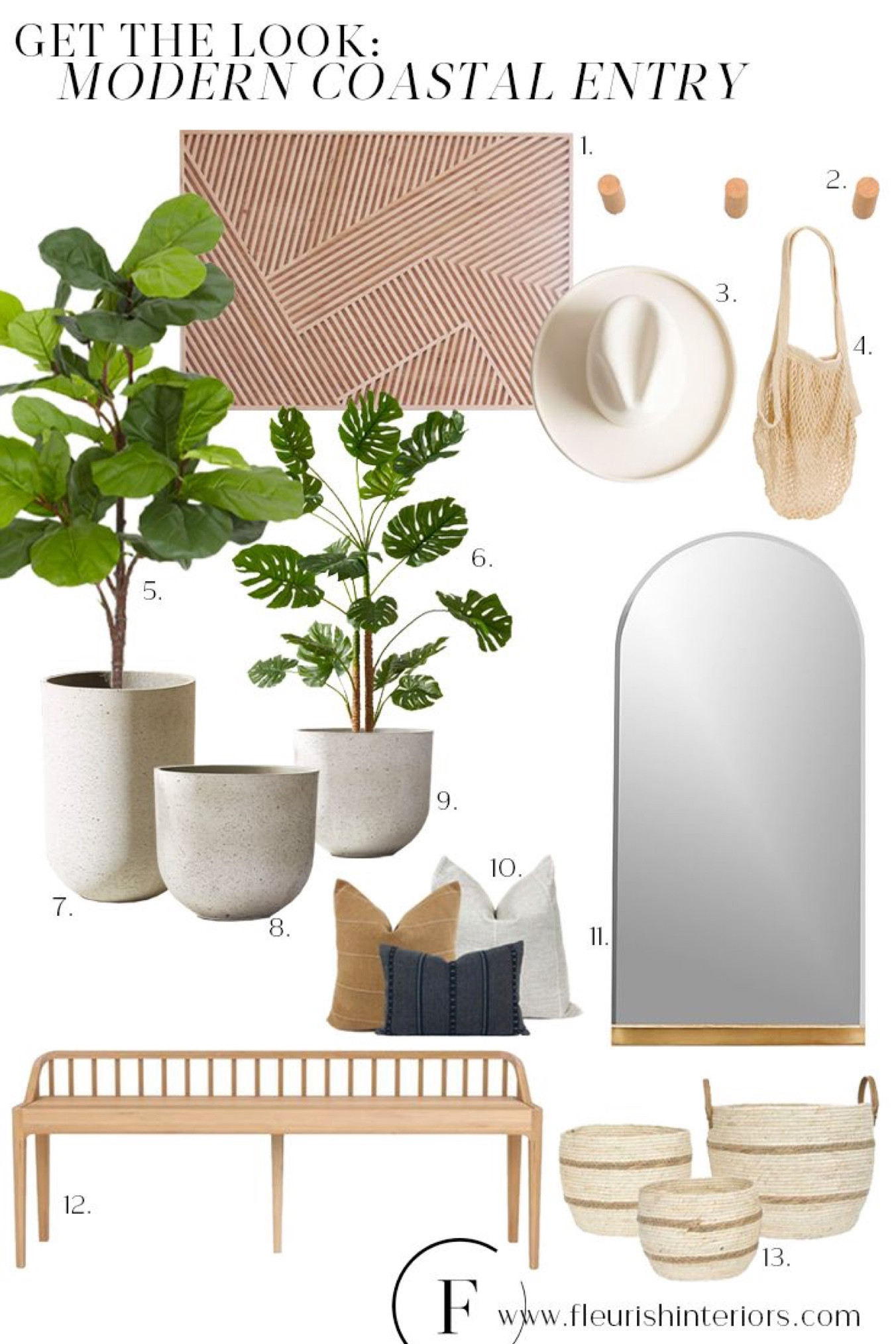 Get the look for a light and bright welcoming entryway. 

#homedecor #interiordesign #entryway


#LTKunder100 #LTKhome