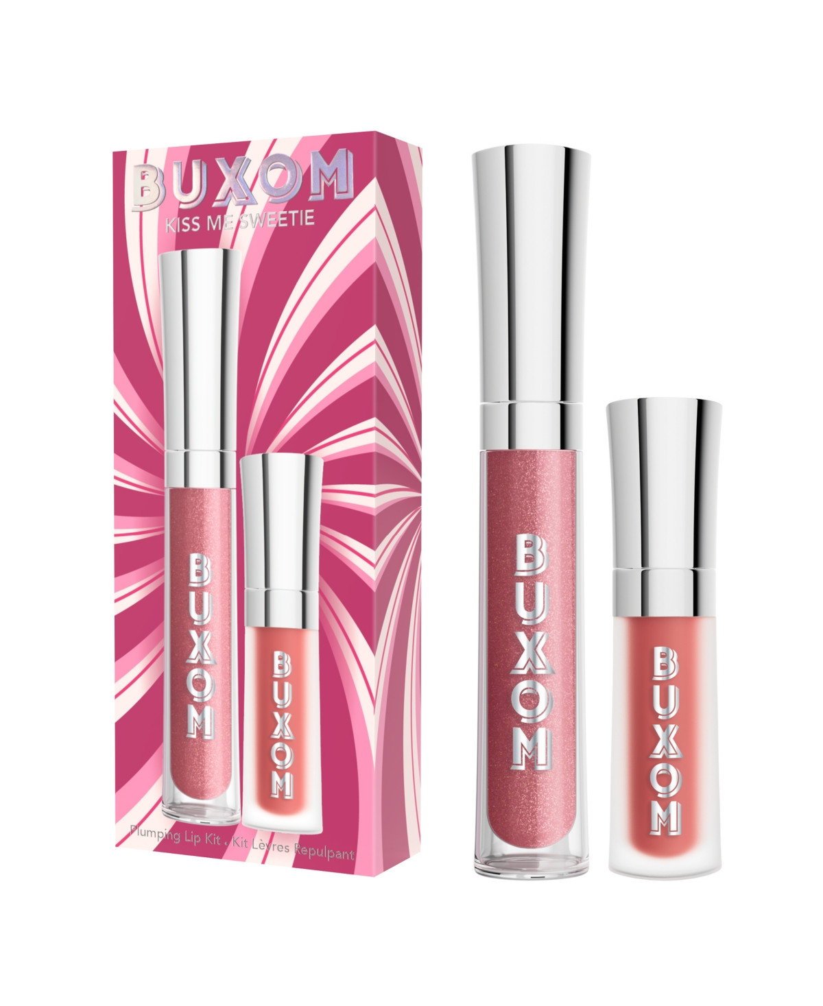 Buxom Cosmetics 2-Pc. Kiss Me Sweetie Plumping Lip Set - Folp Dolly-True Mauve Mini Folp Hot Todd | Macy's