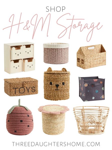 H+M has the cutest kids storage right now!! Linking some of my favorites!


Kid storage, playroom, playroom organization, toy storage, nursery, baskets, cube storage 

#LTKkids #LTKhome #LTKbaby