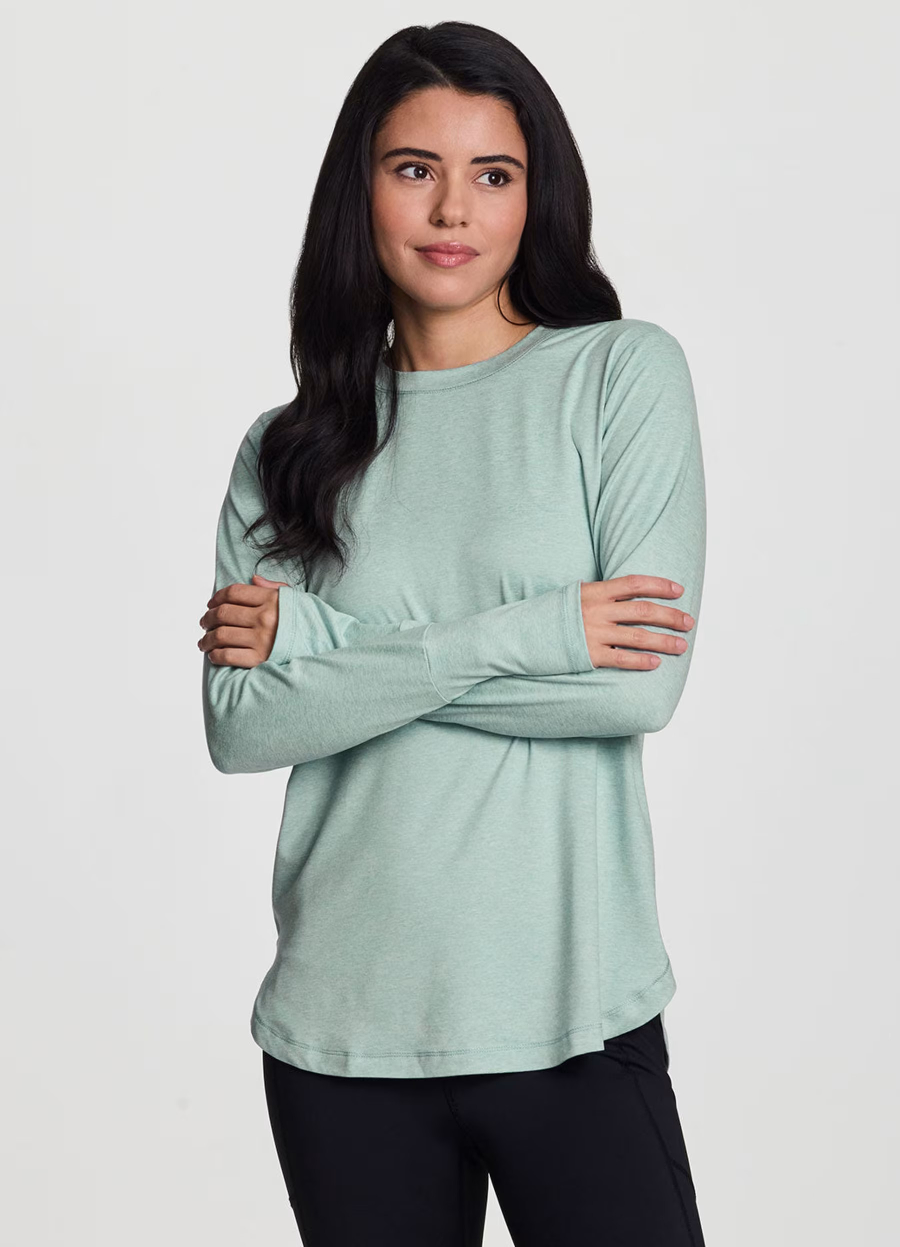 Studio Practice Long Sleeve Tunic Tee - RBX Active | RBX Active