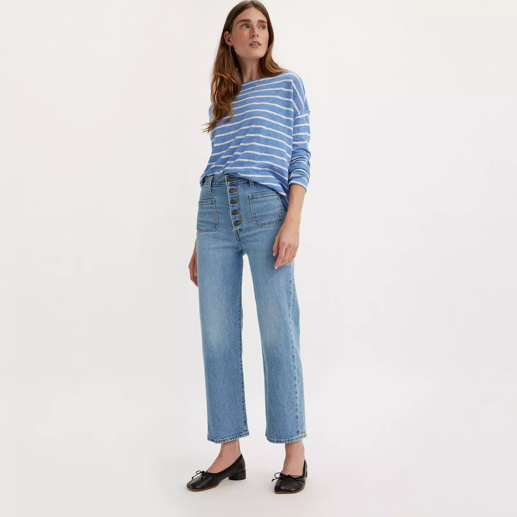 Jean Ribcage Poche Plaquée Straight | Levi's (FR)