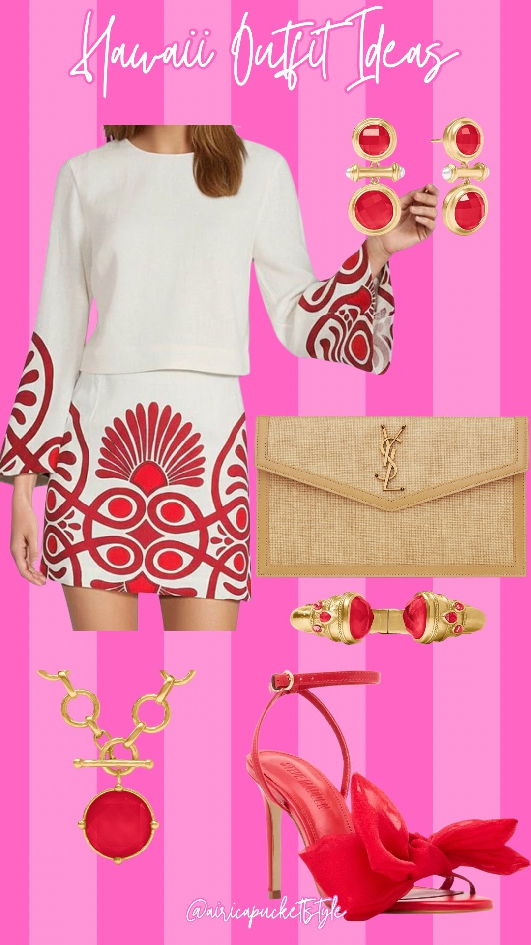 Hawaii dinner outfit idea 