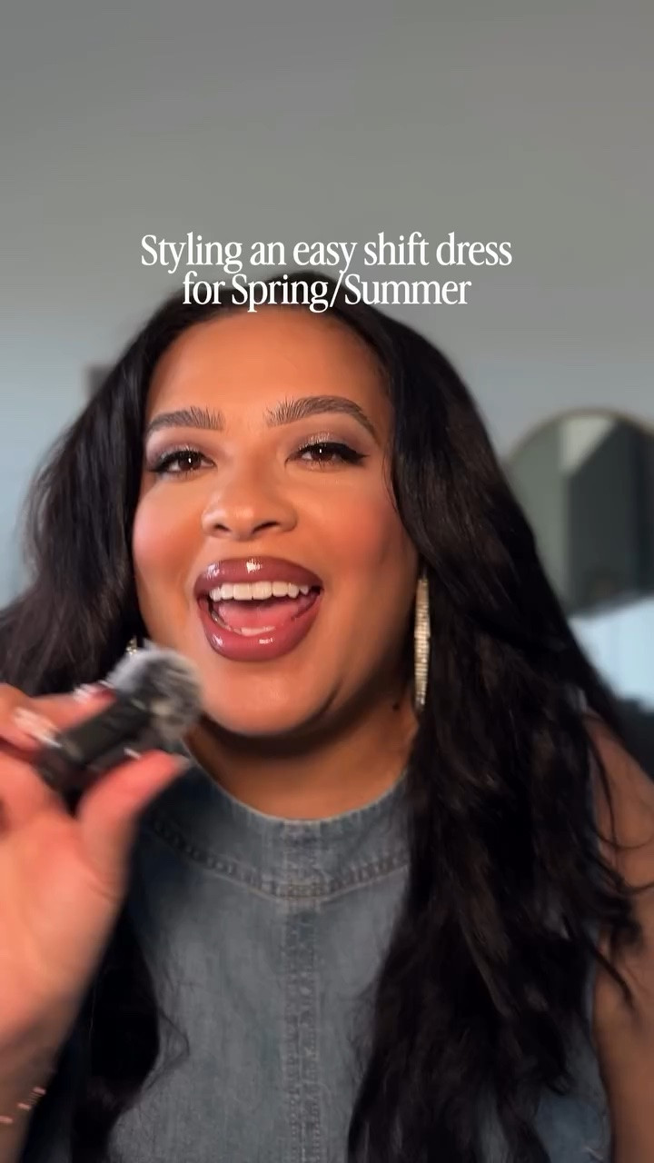 I love showcasing how one piece can completely transform! This sleeveless denim mini dress is a closet staple. First, I styled it with a layered gold chain belt, metallic strappy heels, and a plush taupe shoulder bag for a chic daytime outfit that easily elevates casual denim. 🌟

For a more relaxed or edgy alternative, I removed the chain belt and paired the shift dress solo with sleek, knee-high black leather boots. It creates a completely different silhouette that is perfect for transitional weather or a night out. Which styling choice fits your personal vibe best? 👢

#LTKunder100 #LTKstyletip #denimdress #ootd #summerstyle

#LTKgrwm #LTKootd #LTKSeasonal