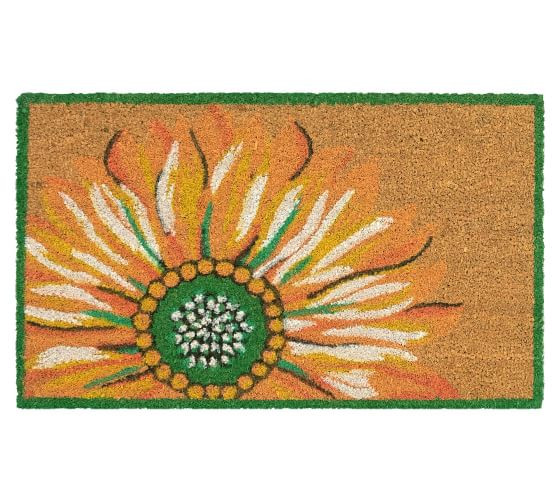 Painterly Sunflower Doormat | Pottery Barn (US)