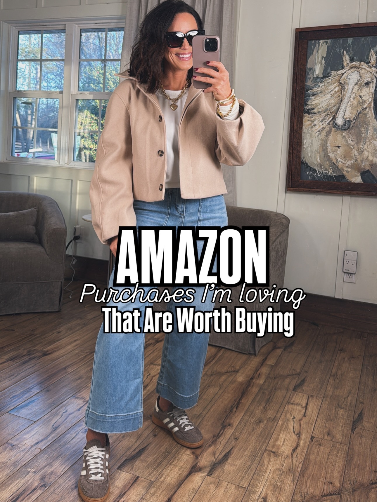 

A few of my recent Amazon purchases I’ve been wearing and love lately! Including the viral anthropology jeans that I found a look for less for that saves you over $200. 💃🤩 and a few other favorites like my favorite bra &  my new readers 🤓who knew at 43 I would be needing these?lol 😆

All of these are affordable winter outfits and easy to wear on repeat.
Perfect for cold, gloomy days, errands, or just living life comfortably.

Save this for casual winter outfit ideas🤍

Amazon fashion Amazon finds affordable fashion 
Winter outfits casual outfits

#LTKPetite #LTKSaleAlert #LTKOver40