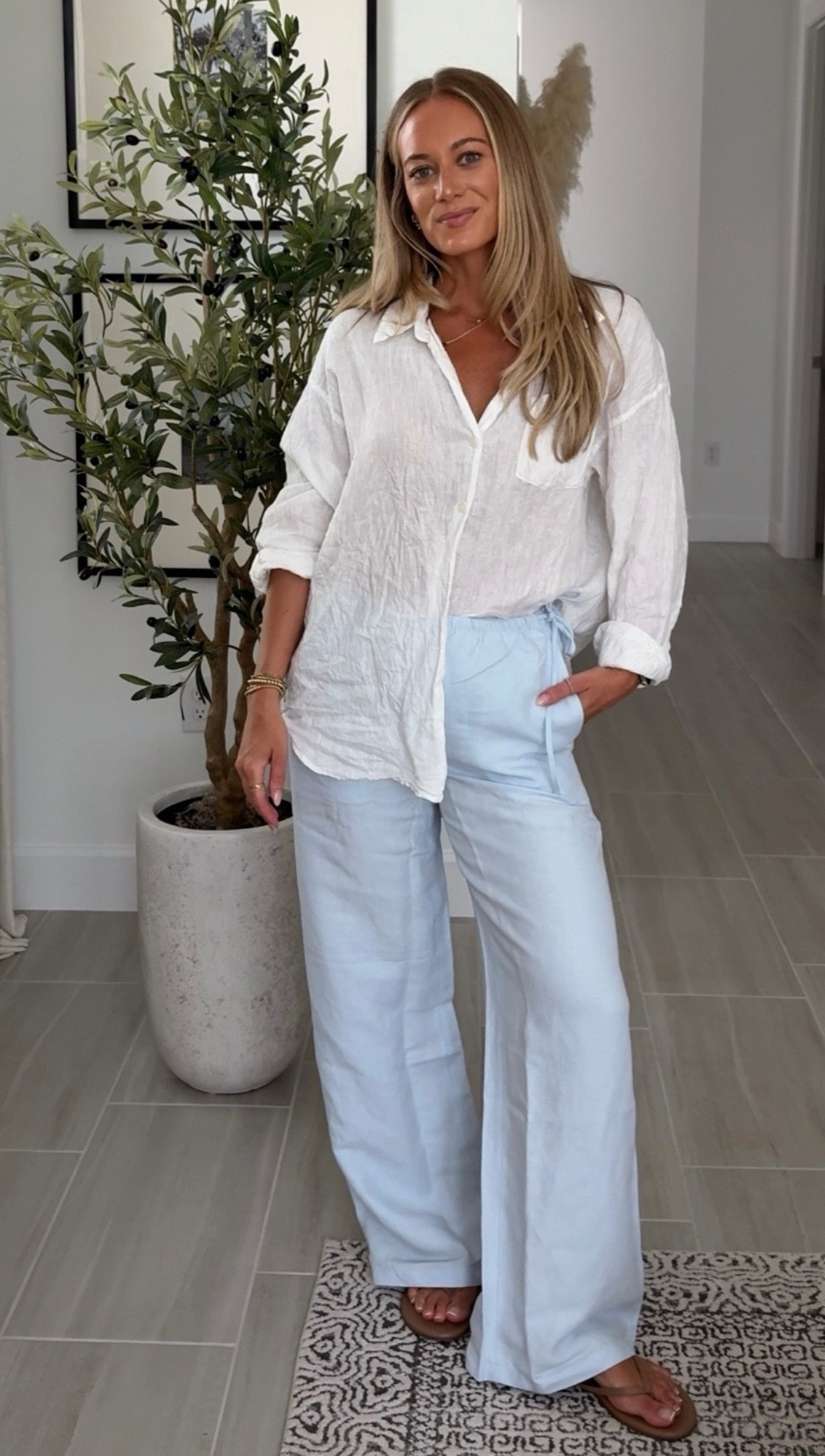 Styling my latest @Aritzia  haul, mixing and matching their linen pieces with a white top and powder blue pants is such an easy elevated look 

Wearing S in both

linen set, linen blouse, linen pants, mix and match outfit, white and blue outfit, summer outfit, Aritzia outfit, elevated essentials, resort wear, vacation outfit, spring outfit, outfit inspo

#LTKTravel #LTKSeasonal #LTKootd